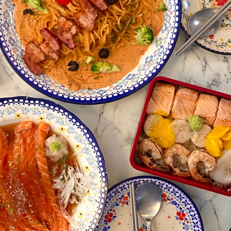  [연남동 연어국수 맛집] 덮밥에 파스타도 먹을수있는 데이트하기 좋은 밥집, 올랑올랑