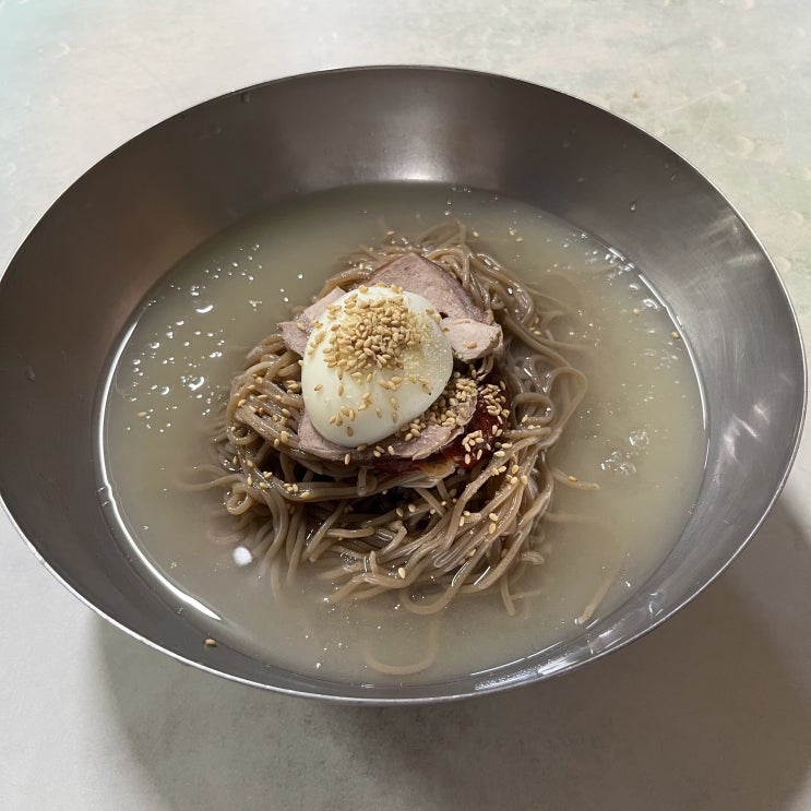  경동시장 포천메밀냉면. 이것은 함흥인가, 평양인가? (청량리역 물냉면)