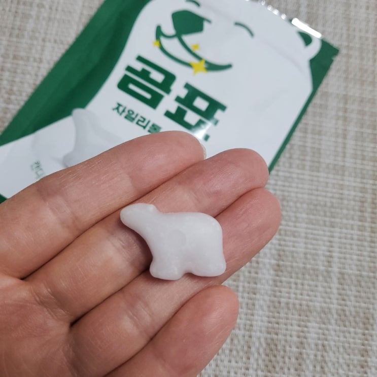  곰표 자일리톨 캔디_치아 약한 아이에게 딱!