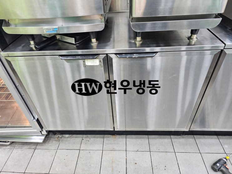  울산업소용냉장고수리테이블냉장고 EP2에러 발생으로 온도센서 교체수리