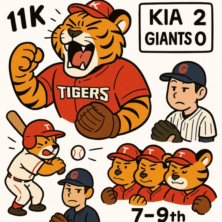  하반기 기아타이거즈 완전체 4위탈환 김도영 선발복귀전 네일 11K 선발승