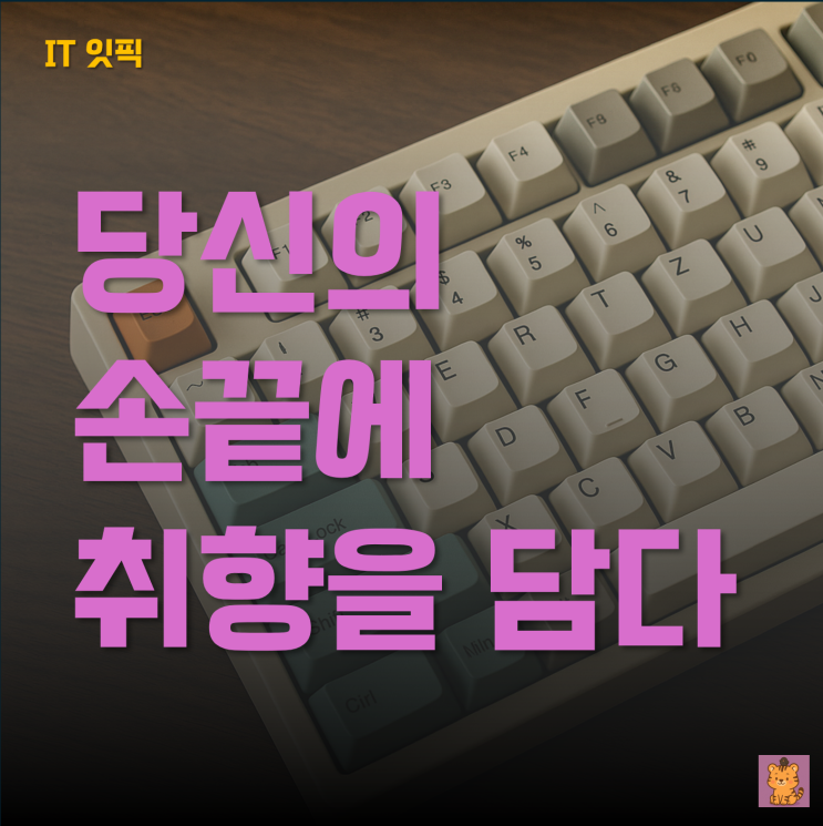  키보드 차이 - 기계식 키보드 vs 일반 키보드, 왜 커스텀에 빠질까?