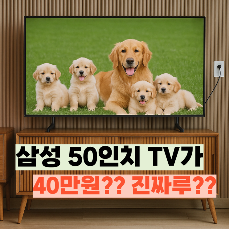  LH50BEDHLGFXKR 리뷰, 40만원대 구입가능