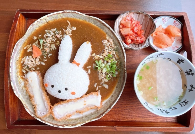  군산대맛집 "후성식당" 귀여운 토끼밥과 일본식카레