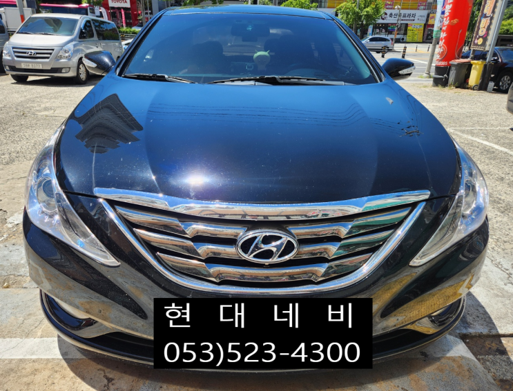  YF소나타 순정네비게이션 화면백화 화면출력불량수리