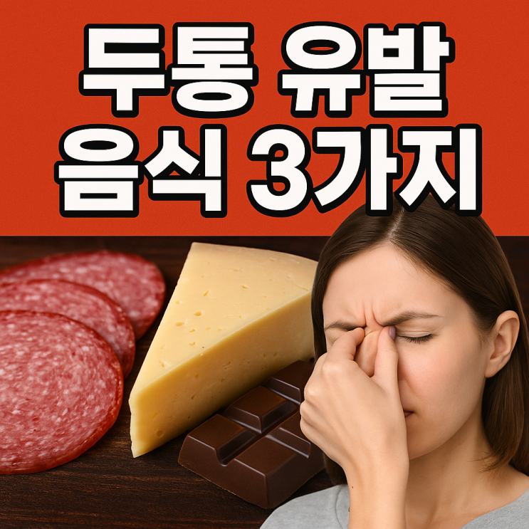  두통 유발하는 음식 3가지