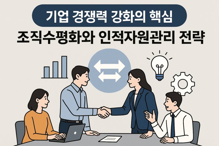  (HR) 기업 경쟁력 강화의 핵심, 조직수평화와 인적자원관리 전략