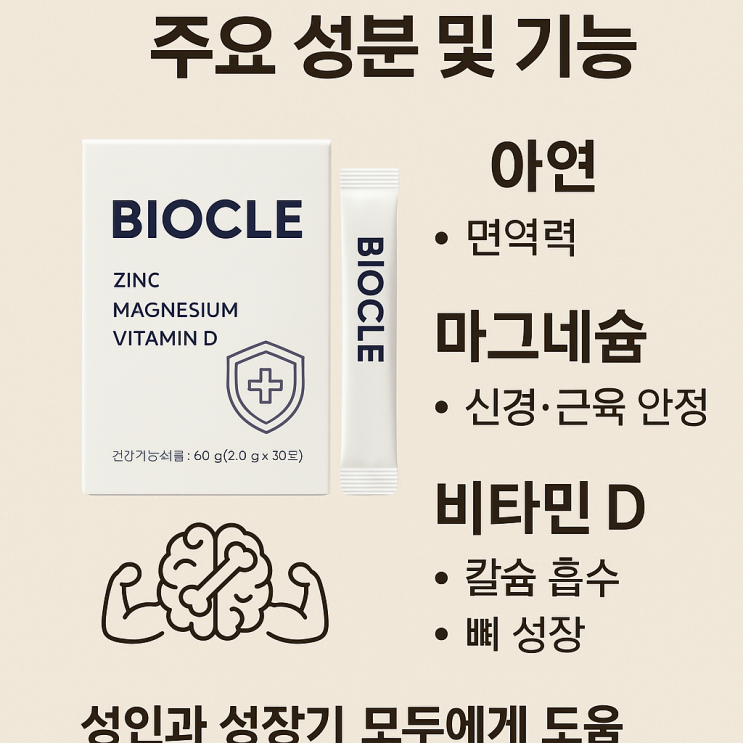  키즈플랜 비오클 성분 및 성인 효과 중고등학생 부작용 먹는 법