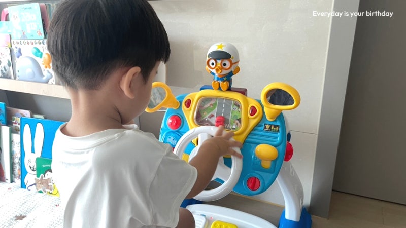 두 돌 아기 장난감 운전놀이 남아 선물 추천 | 뽀로로 폴리스 드라이브