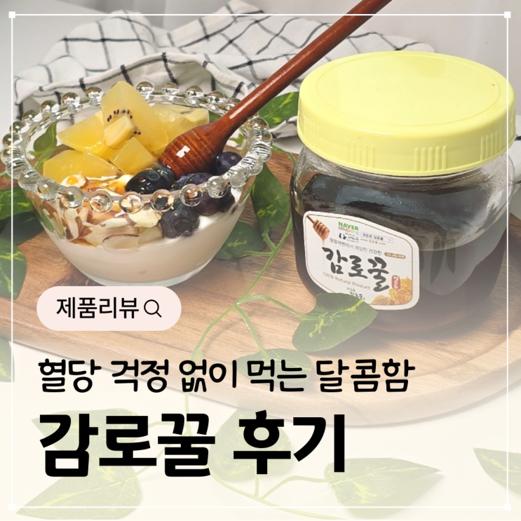  당뇨에 좋은 음식 추천 천연 감로꿀 효능