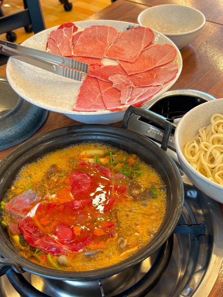  춘천 명동 맛집, 가성비 샤브샤브 등촌샤브칼국수 후기