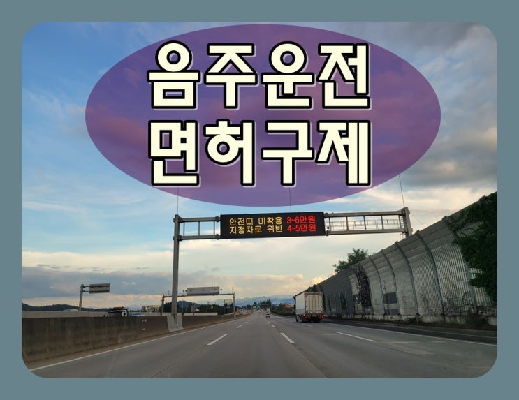  나주 음주단속 면허취소 행정처분 구제 방법은