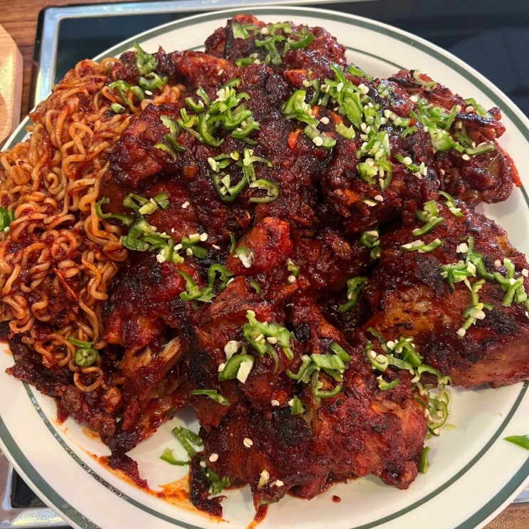  인천 뼈구이 맛집 송도 본대가 매운 청양직화뼈구이