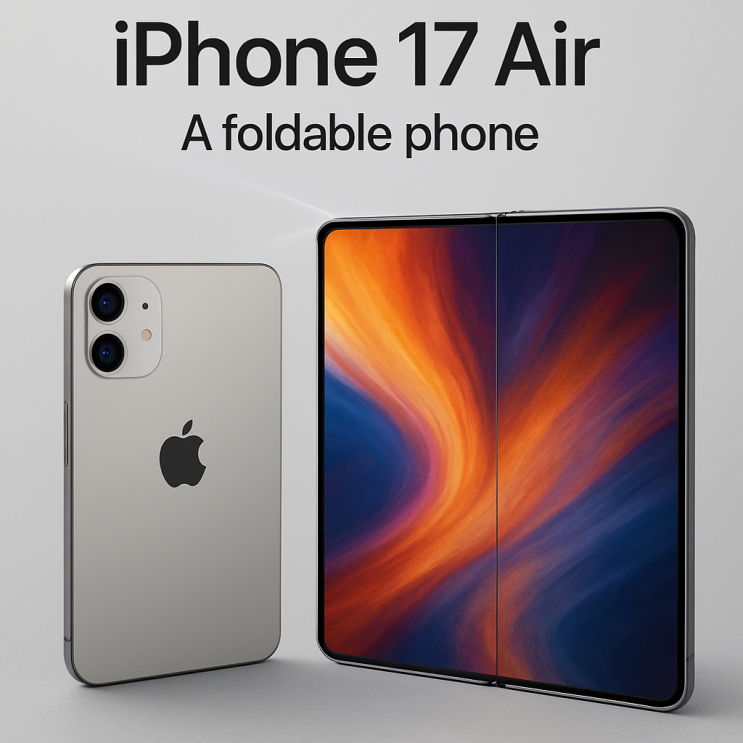  iPhone 17 Air, 애플 폴더블폰의 신호탄일까?