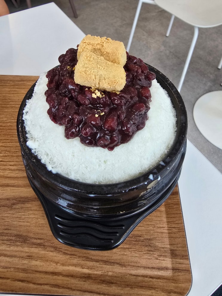  제주시 팥빙수와 찐빵 맛집 제주팥빙수