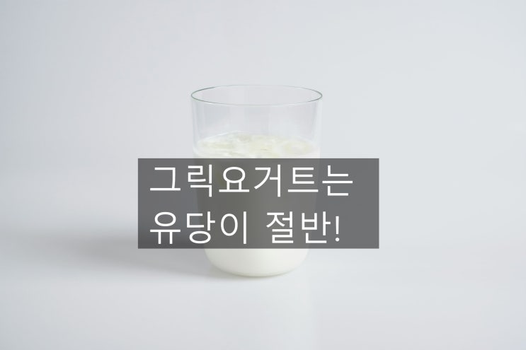  그릭요거트. 유당불내증이 먹어도 되나? 대체품은 무엇인가?