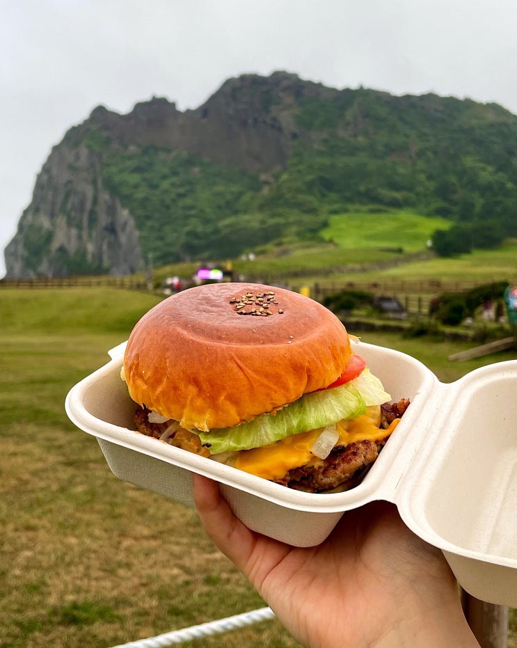  성산일출봉 뷰맛집 꽃담수제버거 제주도맛집추천 BEST