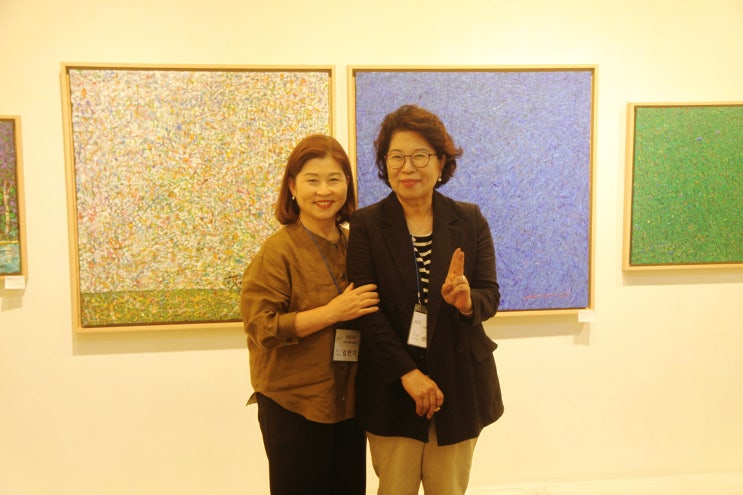  '여름의 온도, 감정의 서양화 풍경을 걷다' SMAF 서울현대미술페스타에서 만난 손춘화 작가 & 김민기 작가