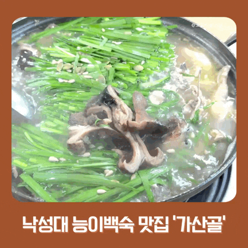 낙성대 가산골｜관악산 등산 후 찾는 간판 없는 능이 백숙 노포 한식집