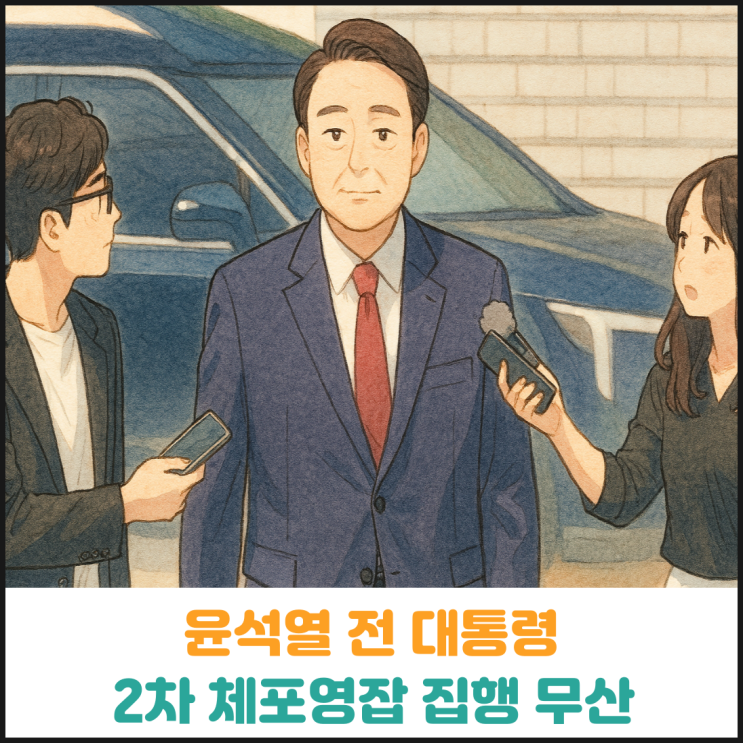  윤석열 전 대통령 2차 체포영장 집행 무산