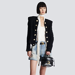 김지원 발망자켓, Balmain