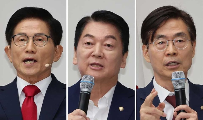 김문수 "<b>계엄</b>해서 누가 죽었나?"<b>계엄옹호</b>...조경태 안철수 "정계... 