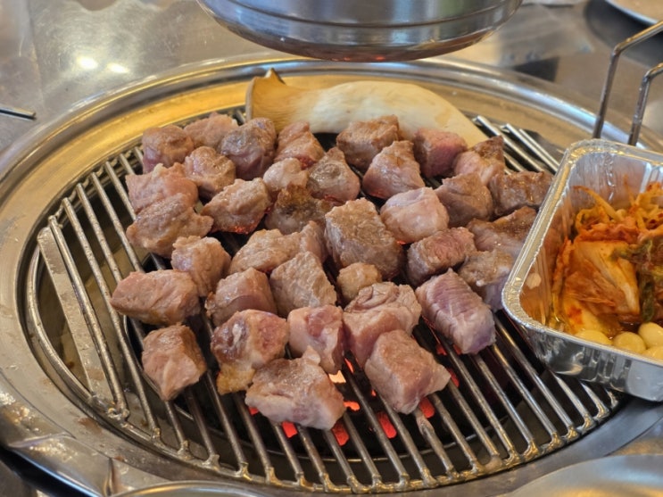  화성 새솔동 고기집 놀이방이 있는 상록회관 연탄구이 새솔점