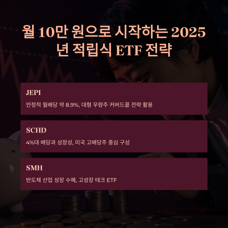  월 10만 원으로 시작하는 적립식 ETF 전략 (2025년)