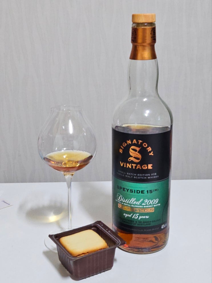  시그나토리 Speyside 15(M) Small Batch #18 (2009/2025): 맥캘란 15년 셰리캐스크의 등장?