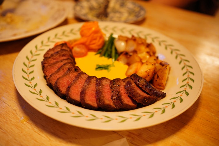  [연남동 맛집] 블루쇼파스타 - 르꼬르동블루 리조또, 스테이크