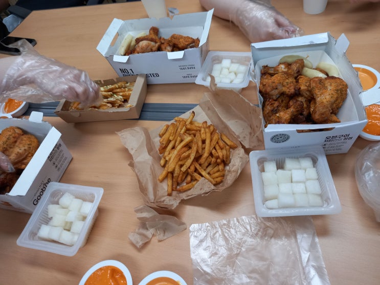 [치킨집 배달 후기] 굽네치킨 인창점 고추 바사삭 치킨(+케이준 감자)