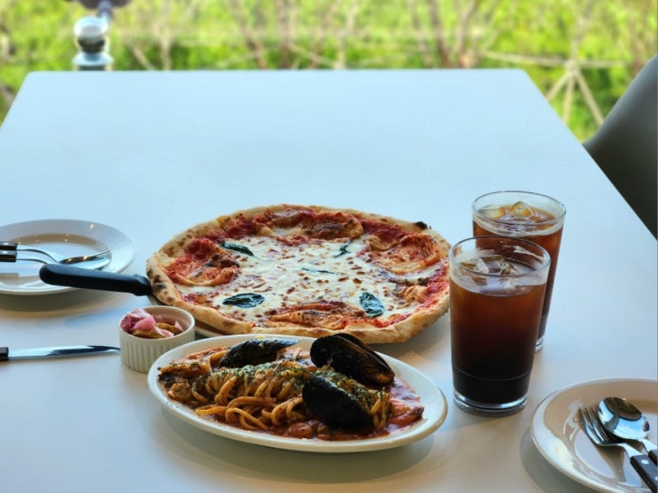 경북 영주 대형 브런치 카페 소소비섬 영주 파스타 맛집 추천