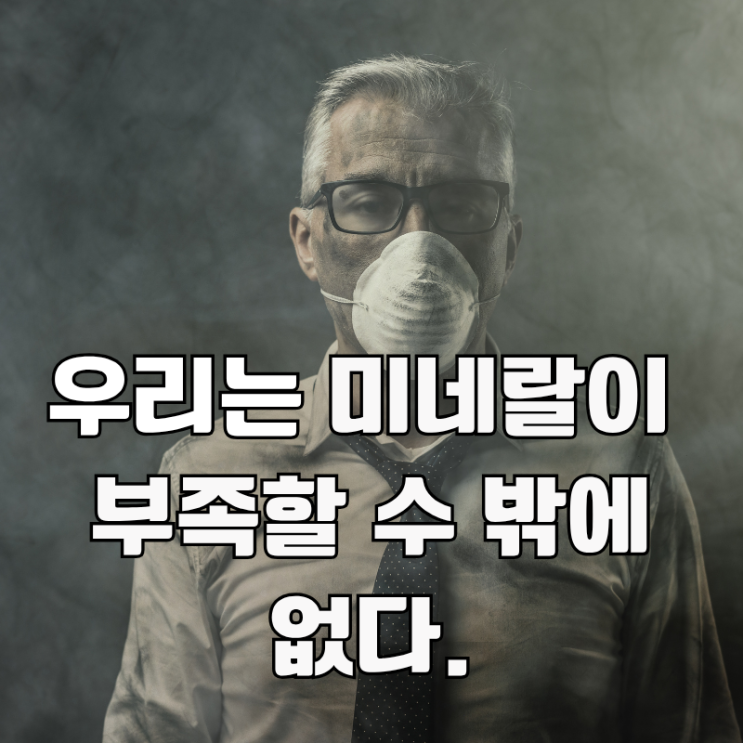  미네랄 영양제 효능, 중요한 이유.