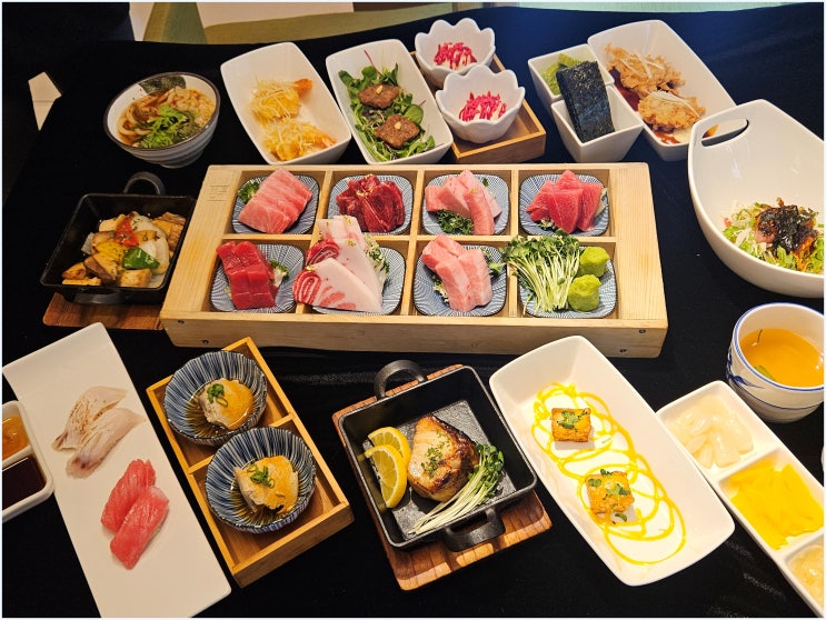  요즘 데이트장소로 뜨는 잠실횟집 | 석촌호수 뷰 데이트 골드참치 코스 후기