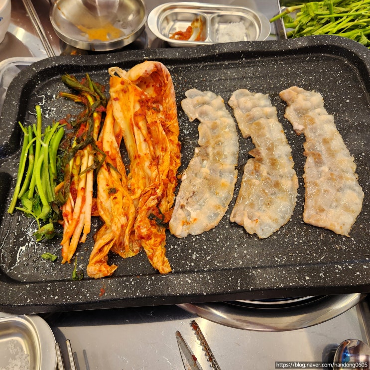  [도봉구/방학·쌍문동] 오팔식당 - 푸짐함에 가성비 넘치는 미나리 삼겹살 한 접시