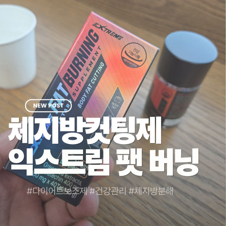  체지방컷팅제의 정석 굶지 말고 건강하게 익스트림 팻 버닝
