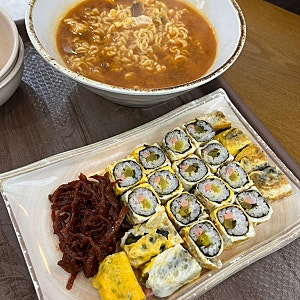 평택 24시간 맛집 부드러운 달인즉석계란말이김밥과 라면 찐후기