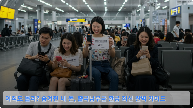  아직도 몰라? 숨겨진 내 돈, 출국납부금 환급 최신 완벽 가이드