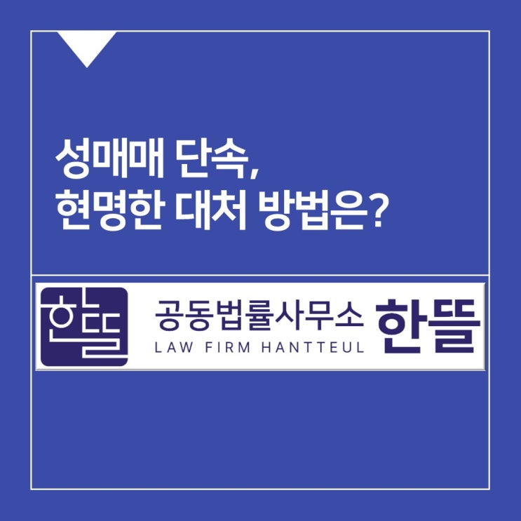  [세종형사변호사] 성매매 단속, 현명한 대처 방법은?