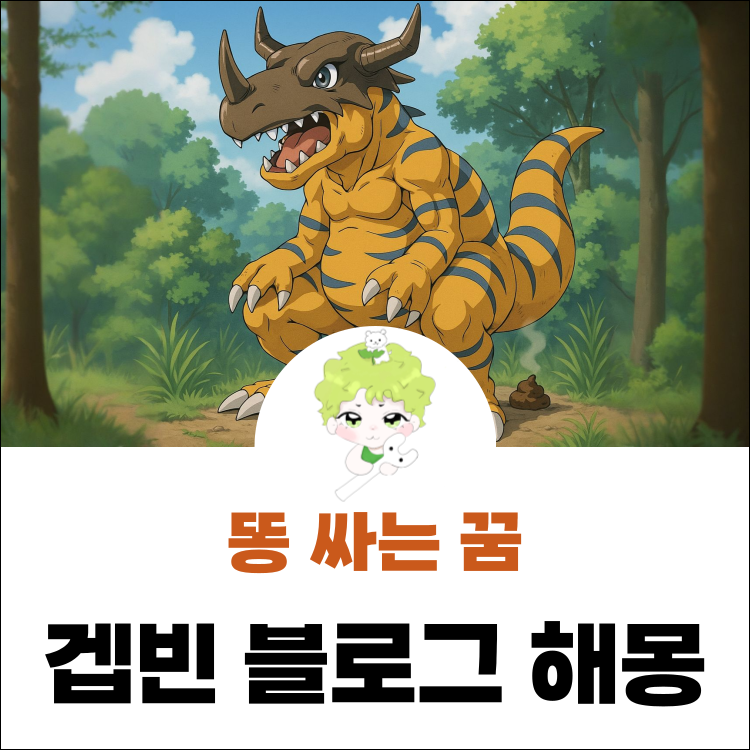 내가 똥 싸는 꿈 해몽 풀이 로또 설사 복권 사야 할까!