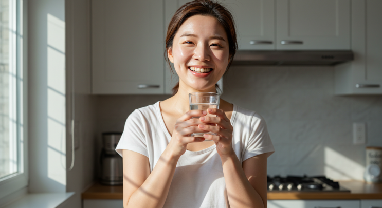  사과식초물 효능. 30일 만에 소화불량 해결.