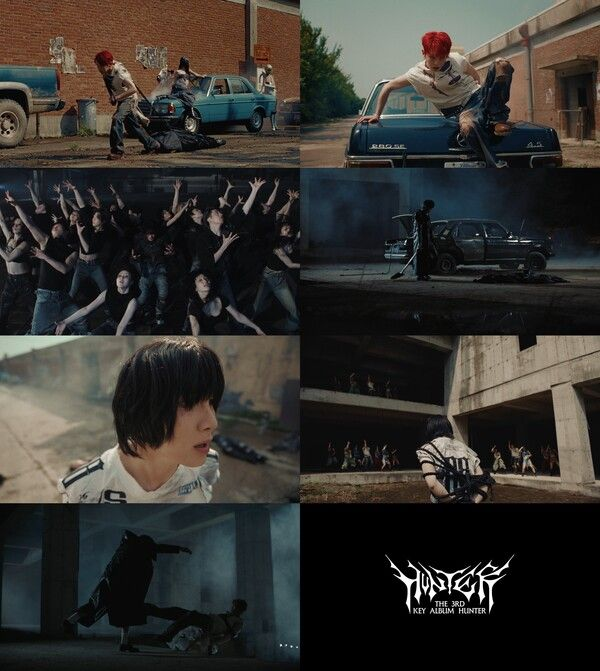 <b>샤이니 키</b>, 'HUNTER' 뮤비티저... 도망자 <b>키</b> VS <b>헌터</b> <b>키</b>' 스릴러