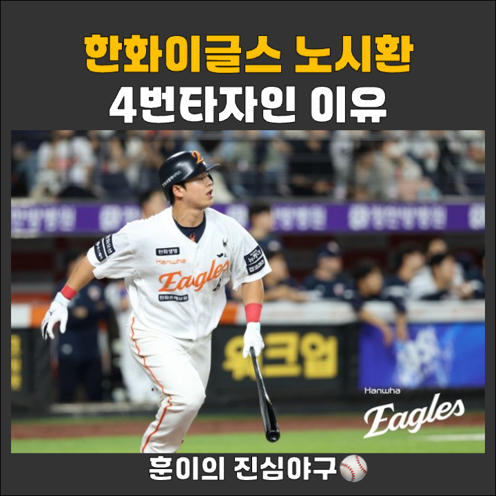한화 이글스 <b>노시환 4번 타자</b> 뭐라고 좀 하지마