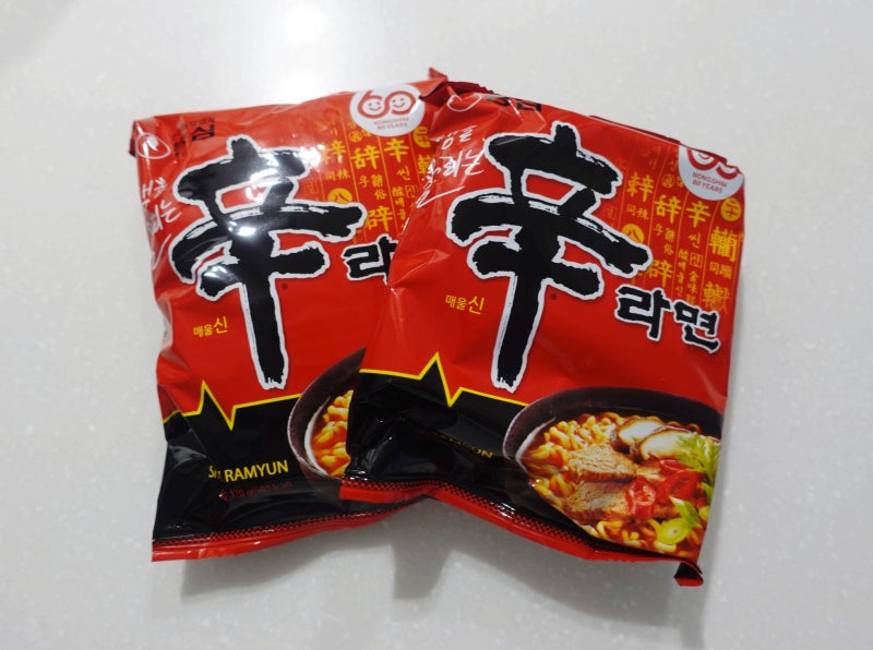 라면 두개물양 세개물양 네개물양 완벽 정리(신라면 진라면)