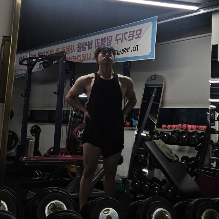 250808 가슴 어깨 운동루틴 체형분석
