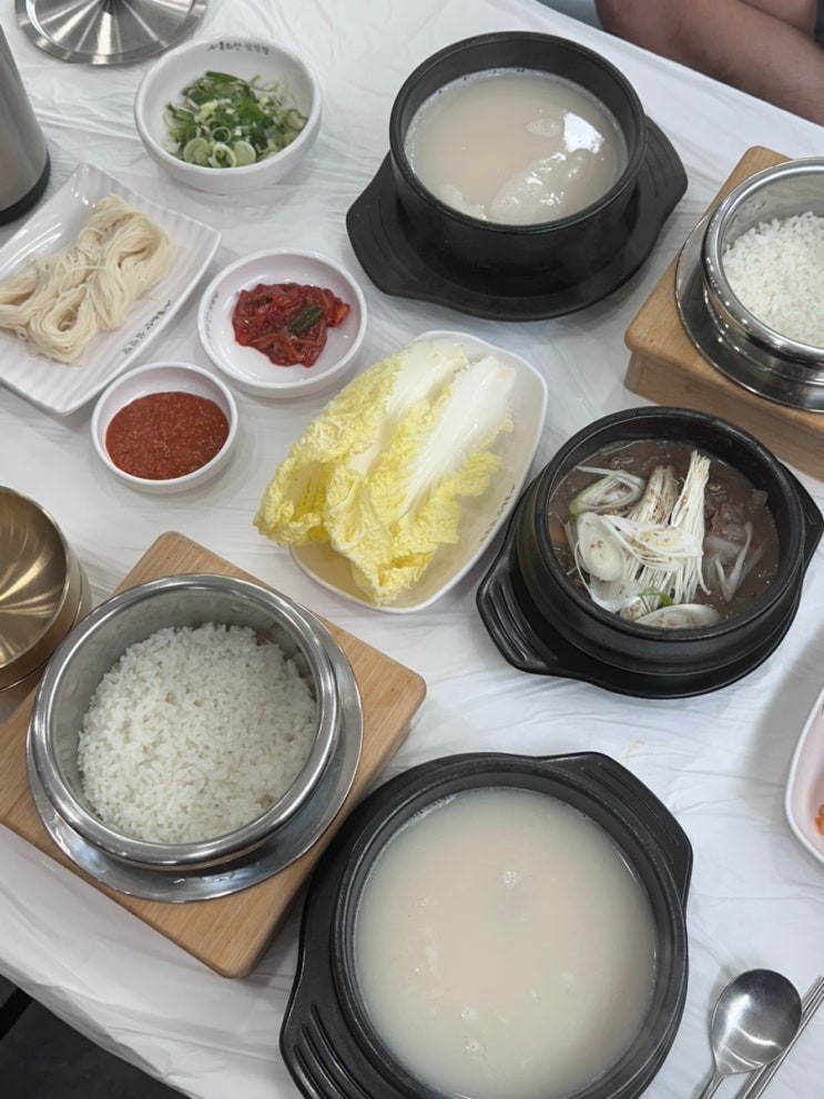  속초 아침식사 청초호 설렁탕 불고기 맛집 설한옥