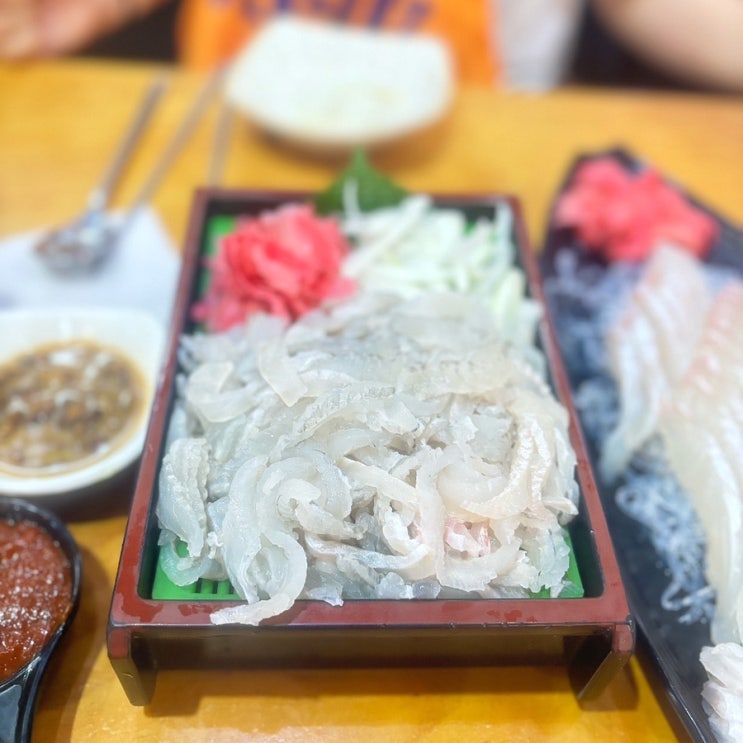  잠실횟집 / 가성비 좋은 광어 + 도다리세꼬시 후기 [ 달빛오징어광어 석촌본점 ]