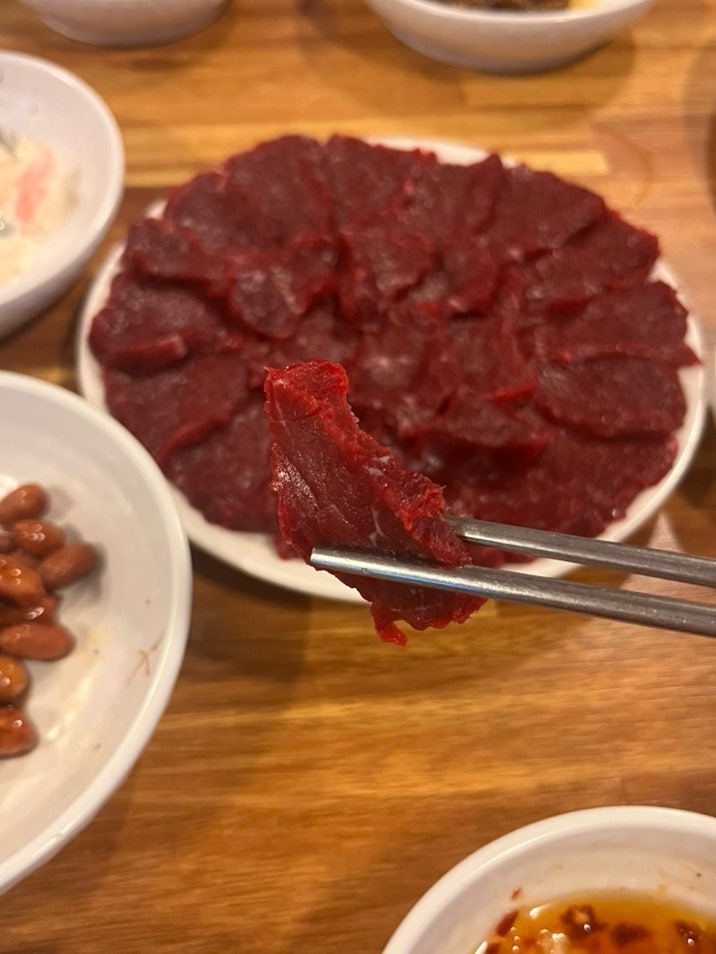 소금쟁이생고기 사진 2