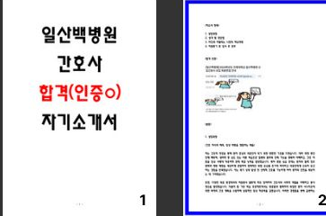  [공개] 일산백병원 합격 자소서 4편 보기