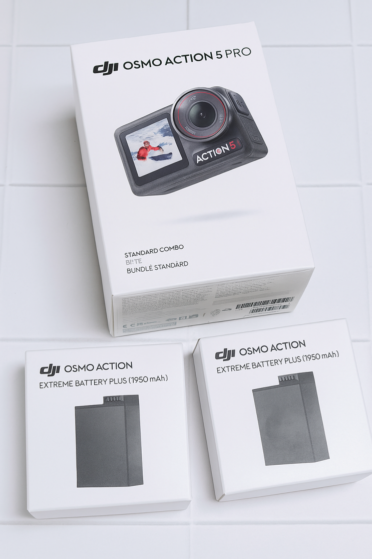  DJI Osmo Action 5 Pro 스탠더드 콤보 개봉기 & 첫인상 리뷰